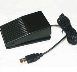Ein-Tasten Fu�schalter USB Plastik