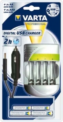Varta Power LCD-Charger Netzbetrieb, USB oder 12V KFZ