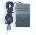 Ein-Tasten Fu�schalter USB Metallausf�hrung