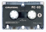Diktierkassette Grundig Microcassette MC60 / 3er-Pack